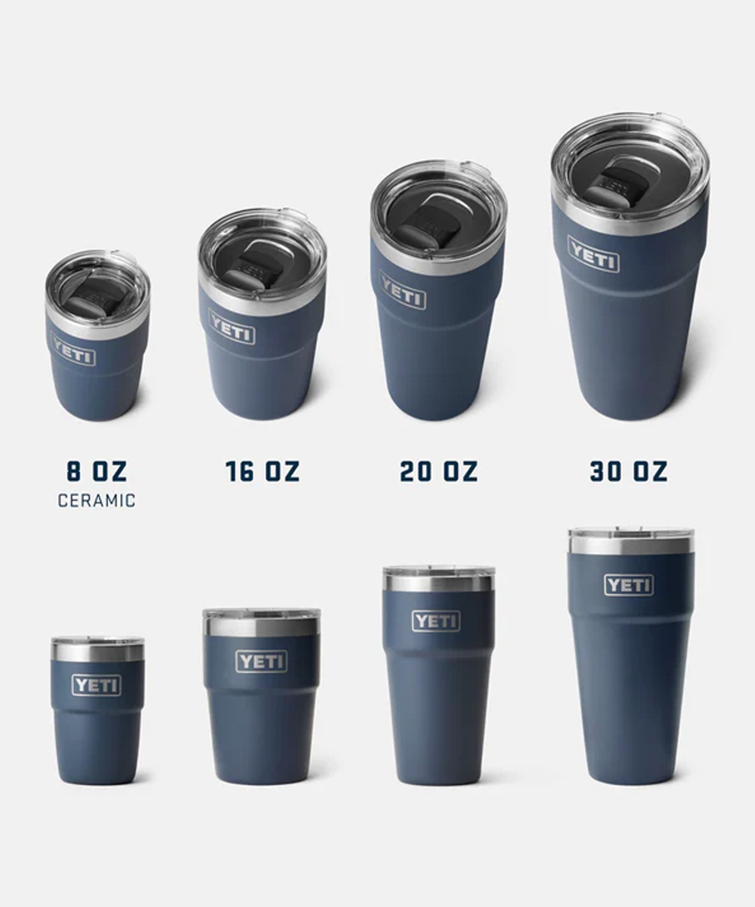 YETI イエティ タンブラー 保温 保冷 ランブラー スタッカブルカップ
