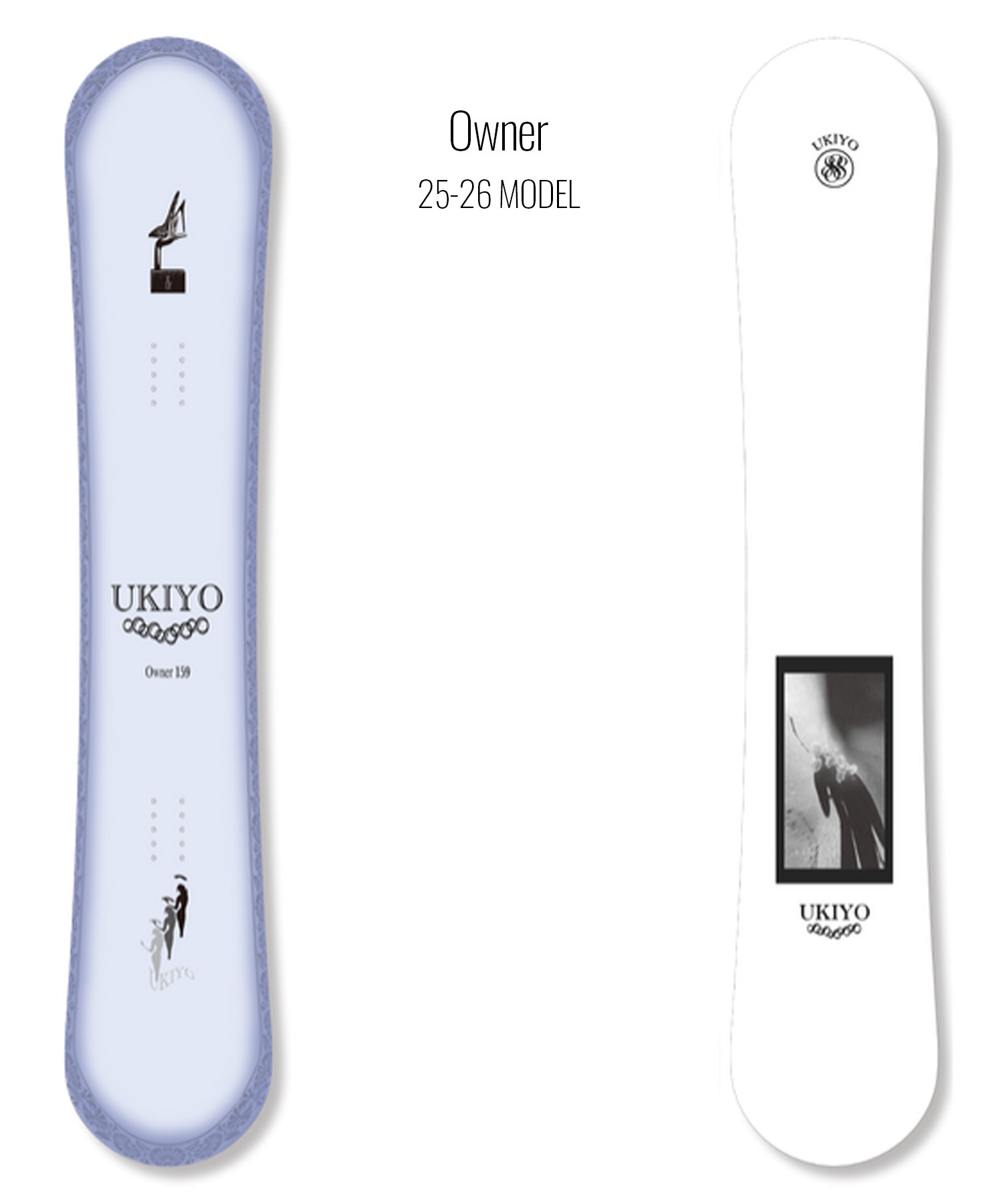 2526】UKIYO ウキヨ スノーボード 板 メンズ Owner ムラサキスポーツ
