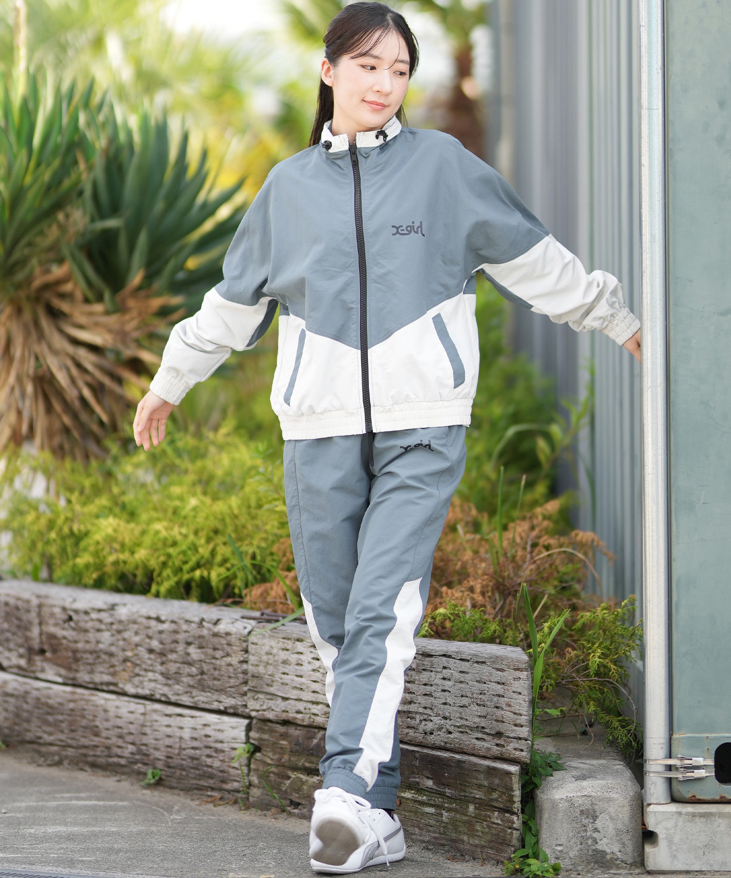 X-girl SPORTS エックスガールスポーツ ジャージ トラックジャケット