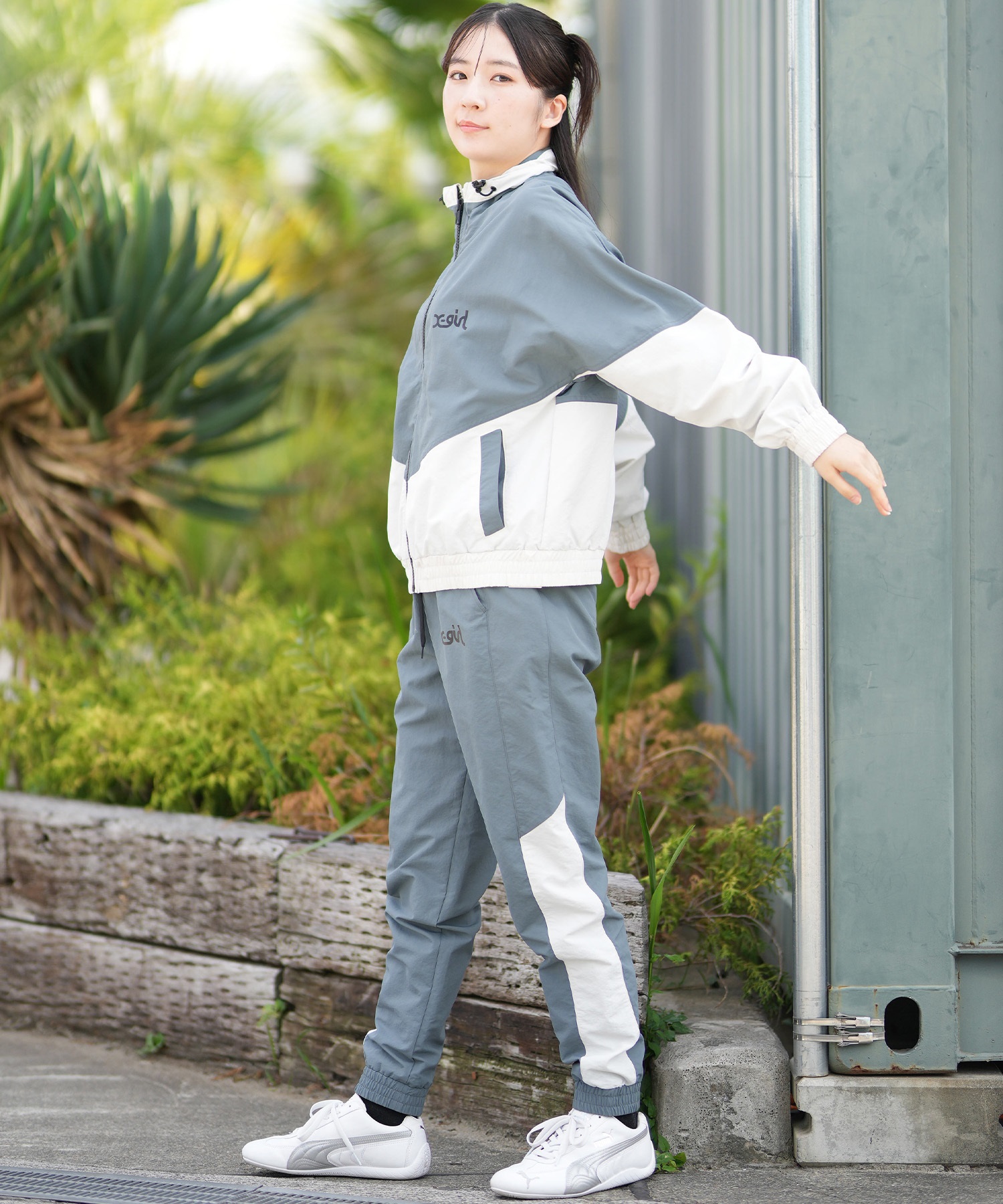 X-girl SPORTS エックスガールスポーツ ジャージ トラックジャケット