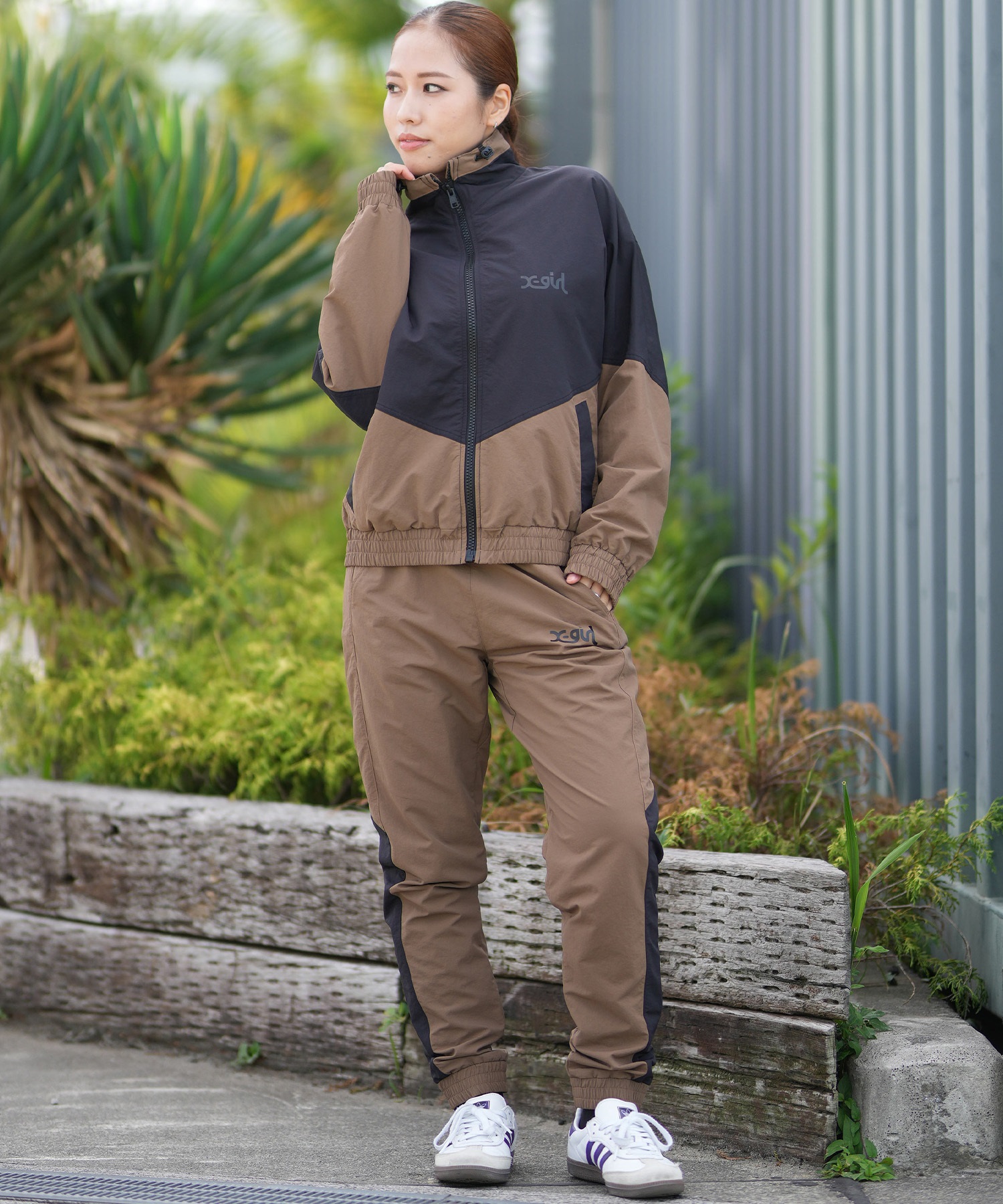 X-girl SPORTS エックスガールスポーツ ジャージ トラックジャケット