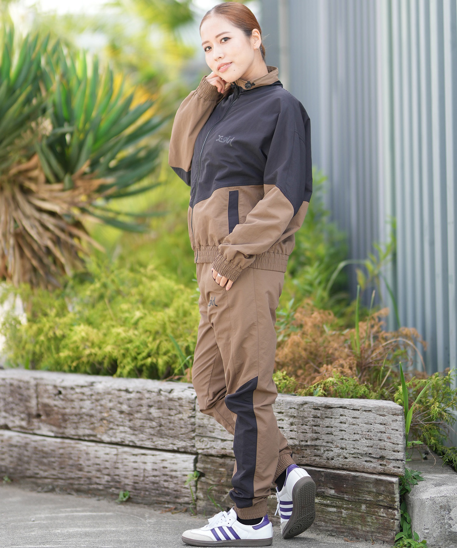 X-girl SPORTS エックスガールスポーツ ジャージ トラックジャケット