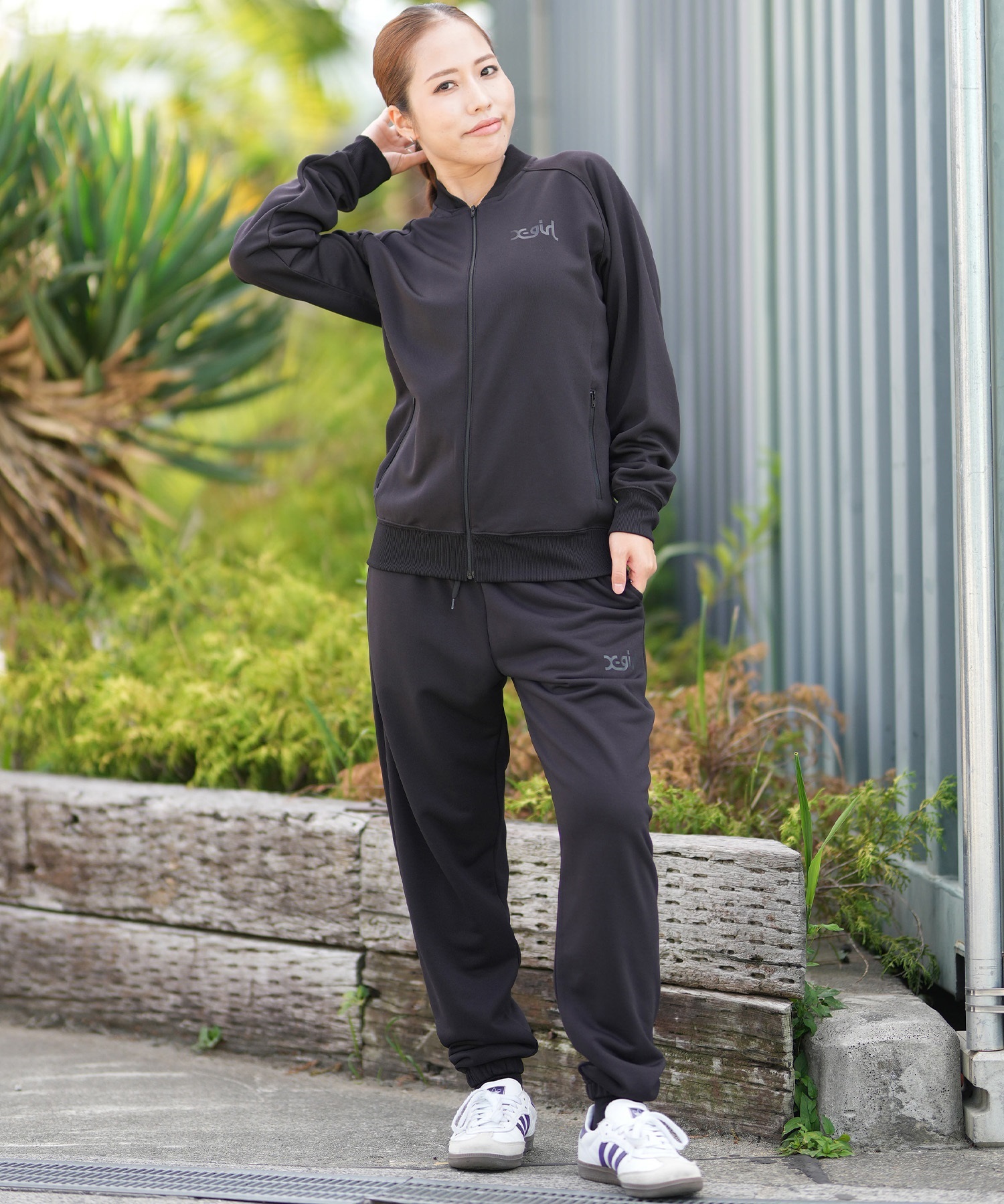 X-girl SPORTS エックスガールスポーツ ジャージ トラックジャケット