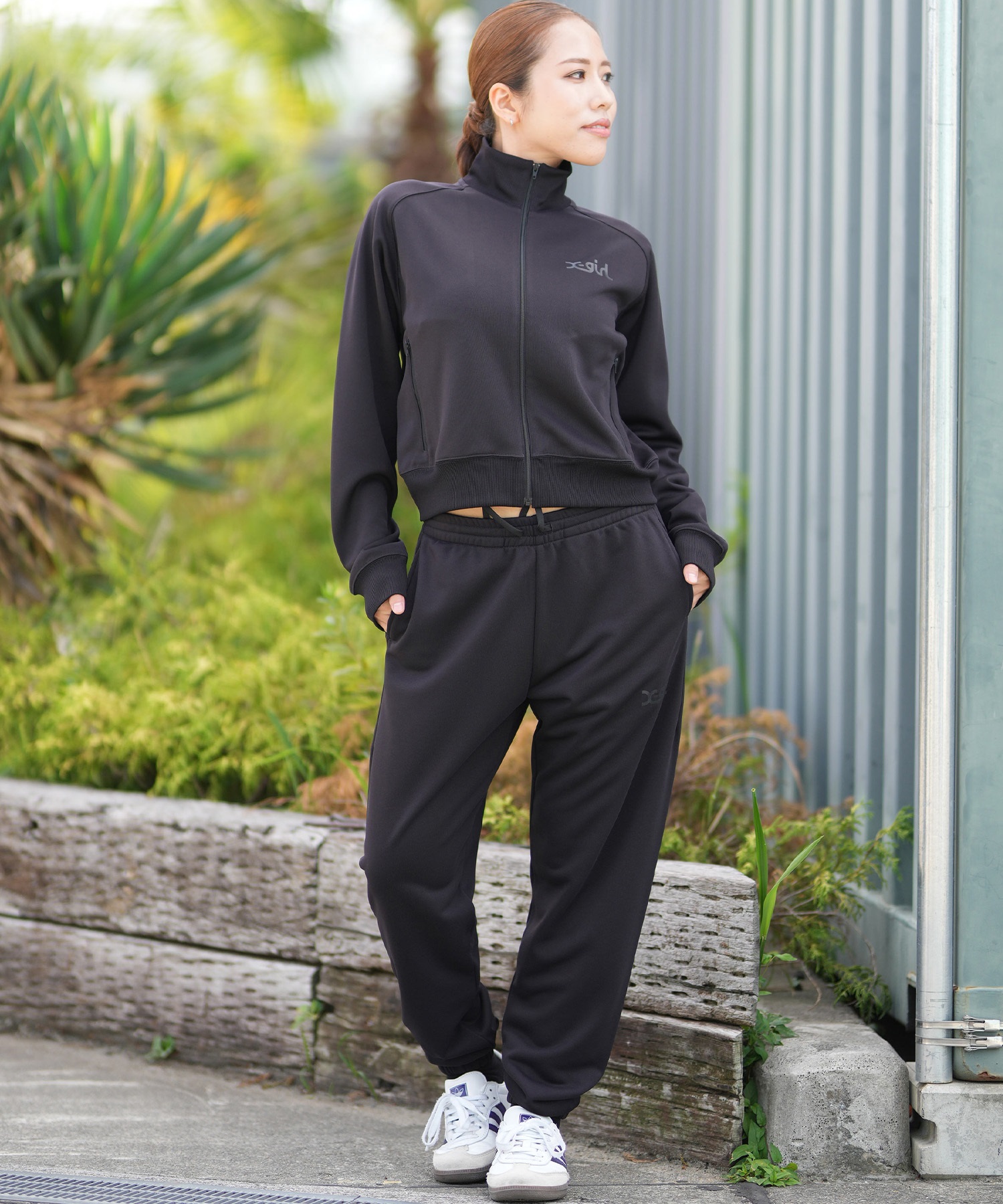 X-girl SPORTS エックスガールスポーツ ジャージ トラックジャケット