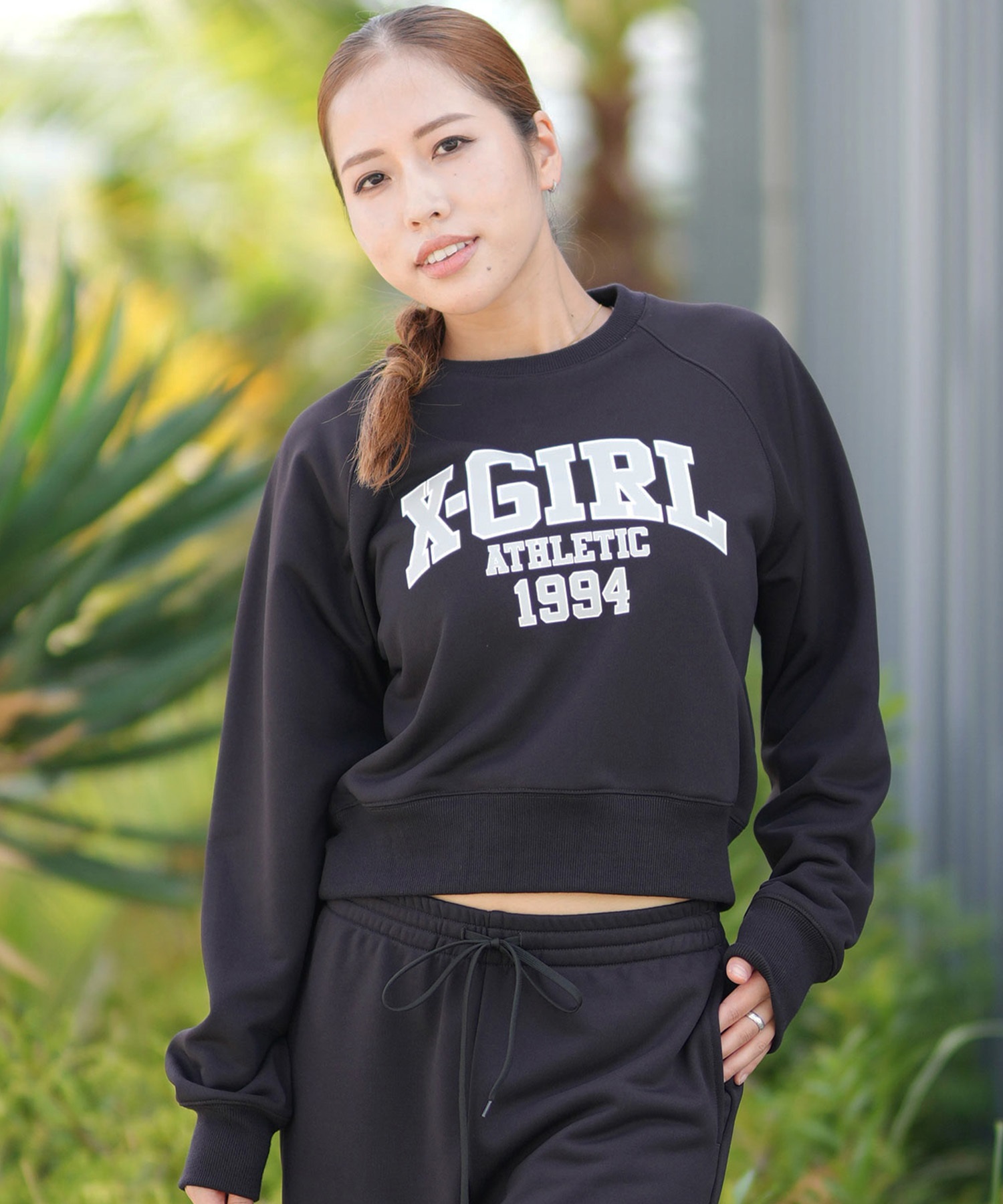 トレーナー/スウェット B. GIRLS TOP X-girl SPORTS エックスガールスポーツ トレーナー スウェット