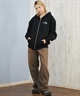 X-GIRL エックスガール ジップアップ パーカー レディース バックプリント ロゴ ARCH LOGO ZIP UP HOODIE 105253012022(ASH-S)
