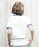 X-girl エックスガール 半袖 Tシャツ レディース リンガーシャツ フロントロゴ LOGO S S RINGER CLASSIC TEE 105251011031(BLACK-S)