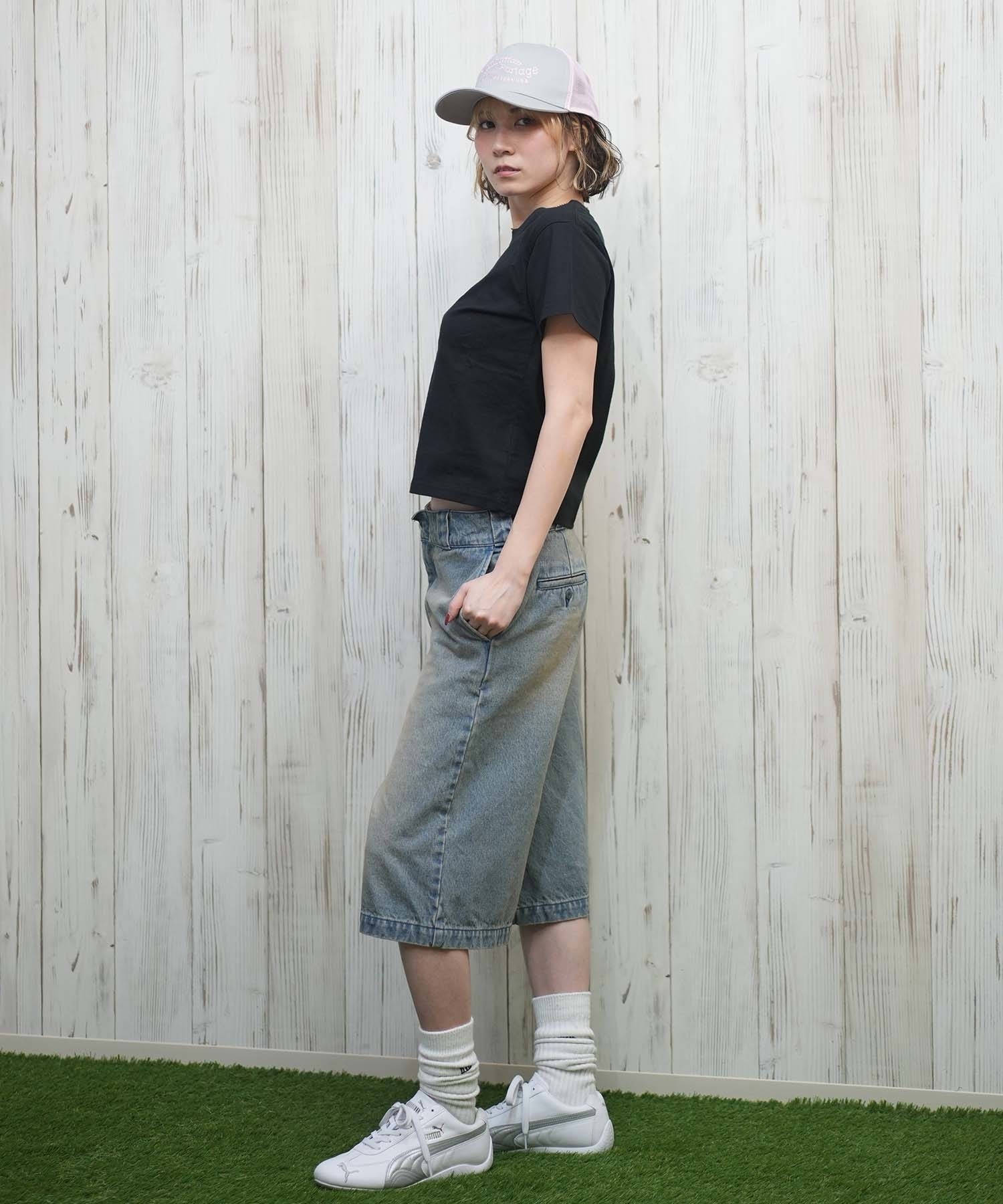 X-GIRL エックスガール 半袖 Tシャツ レディース ロゴ SLANTED