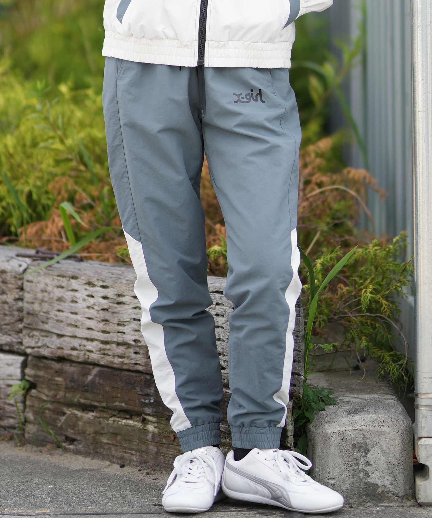 X-girl SPORTS エックスガールスポーツ ジャージ トラックパンツ