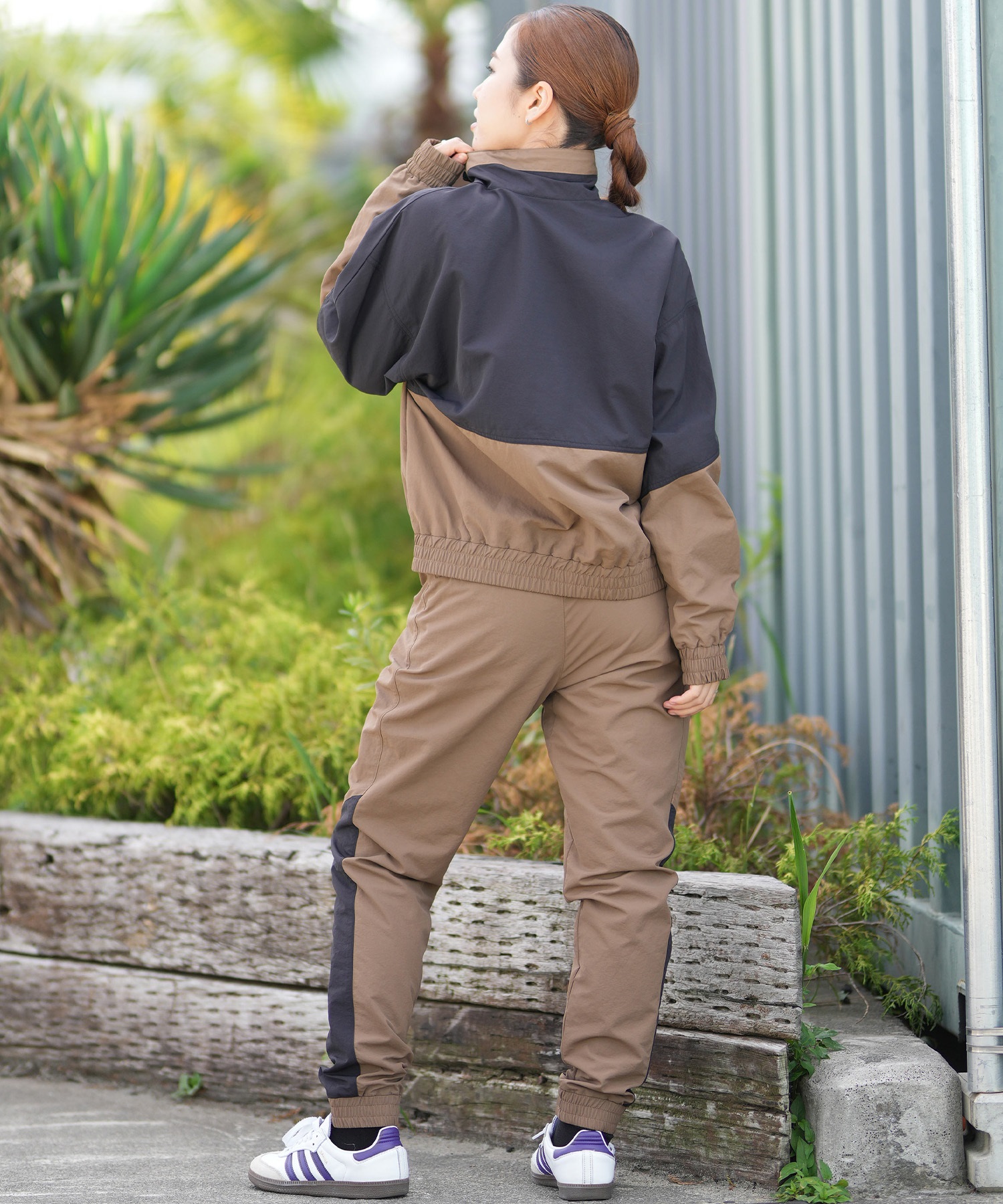 X-girl SPORTS エックスガールスポーツ ジャージ トラックパンツ