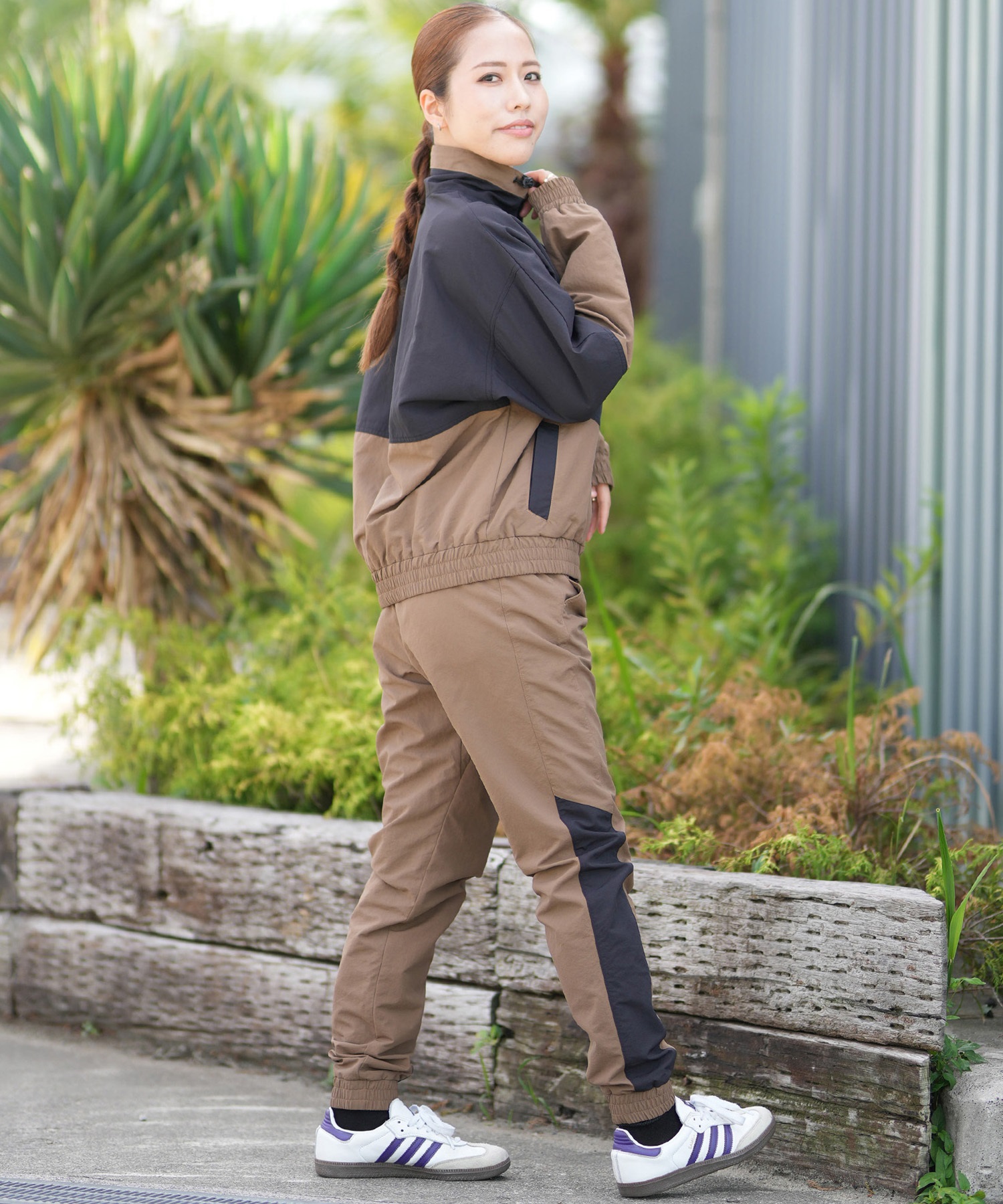 X-girl SPORTS エックスガールスポーツ ジャージ トラックパンツ