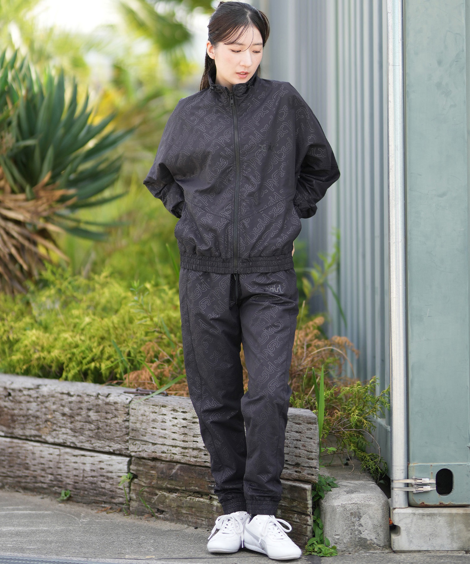 X-girl SPORTS エックスガールスポーツ ジャージ トラックパンツ