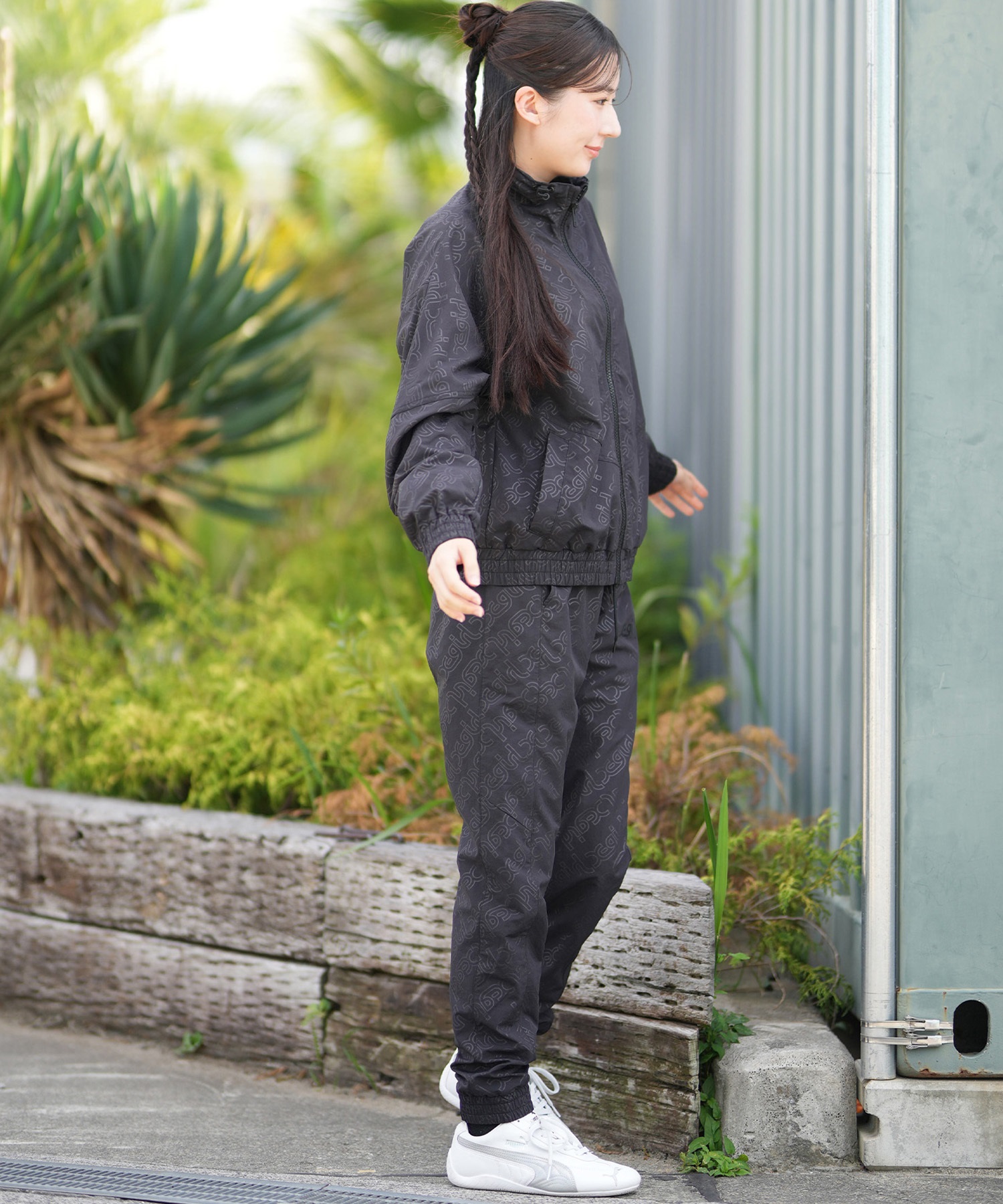 X-girl SPORTS エックスガールスポーツ ジャージ トラックパンツ