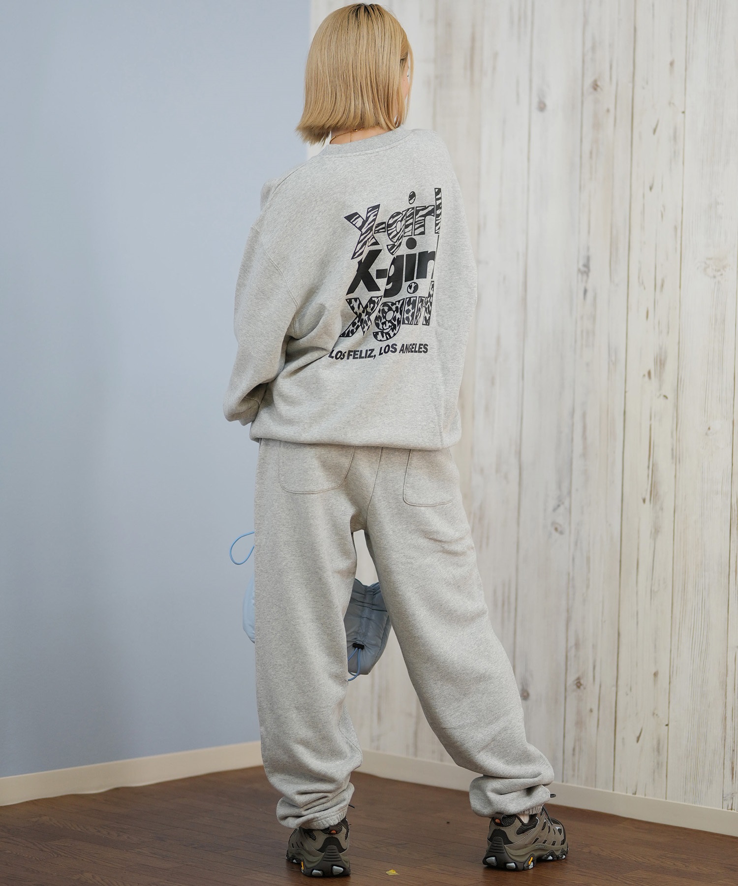 X-GIRL エックスガール ロングパンツ レディース スウェット パンツ