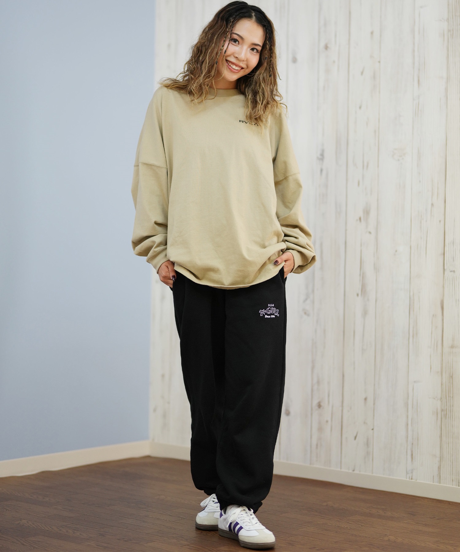 X-GIRL エックスガール ロングパンツ レディース スウェット パンツ