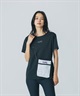 X-GIRL エックスガール ショルダーバッグ SACOCHE サコッシュ 155251053002(BLACK-ONE)