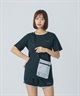X-GIRL エックスガール ショルダーバッグ SACOCHE サコッシュ 155251053002(BLACK-ONE)