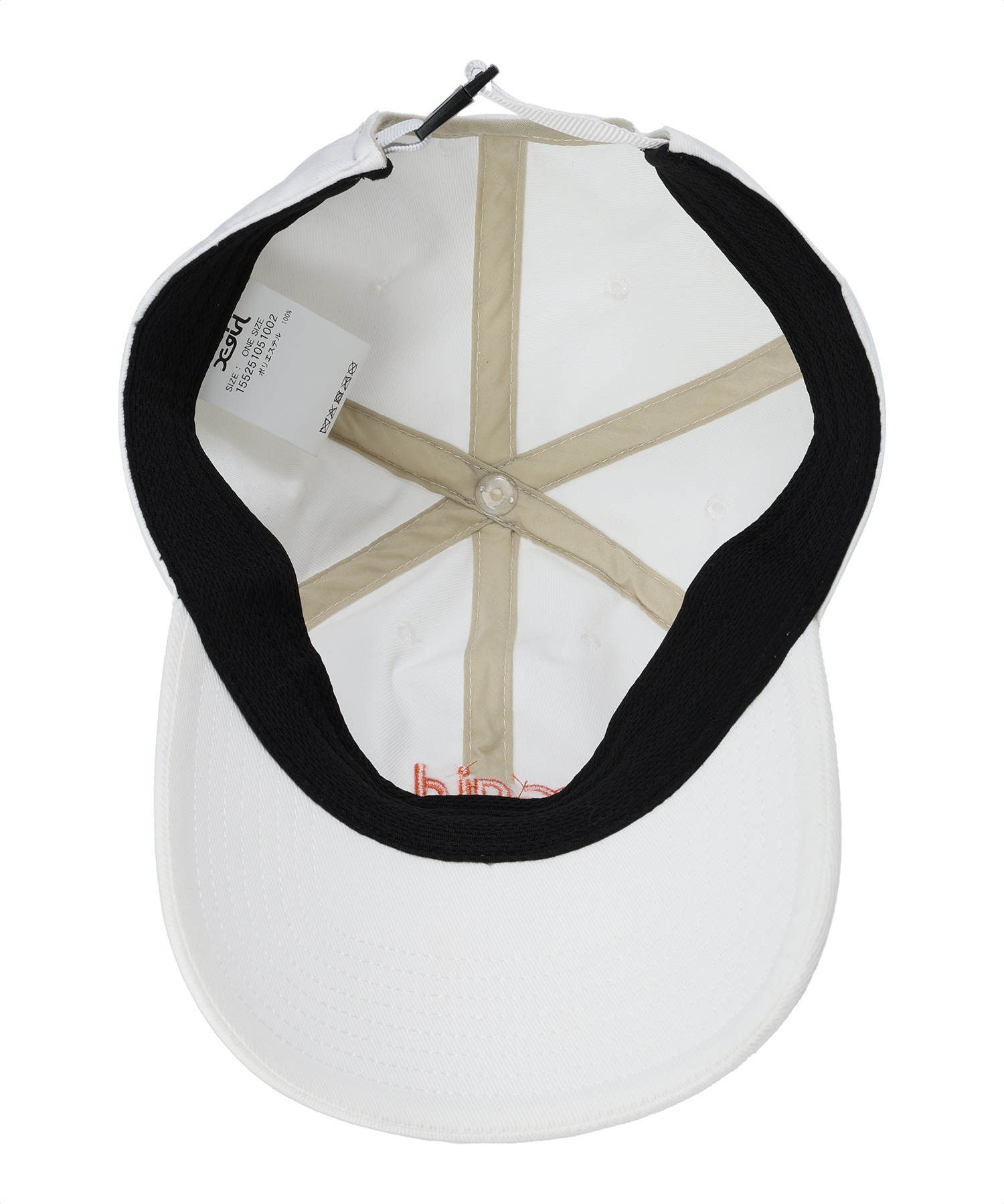X-GIRL SPORT/エックスガールスポーツ BASIC CAP  キャップ 155251051002(WHITE-ONE)