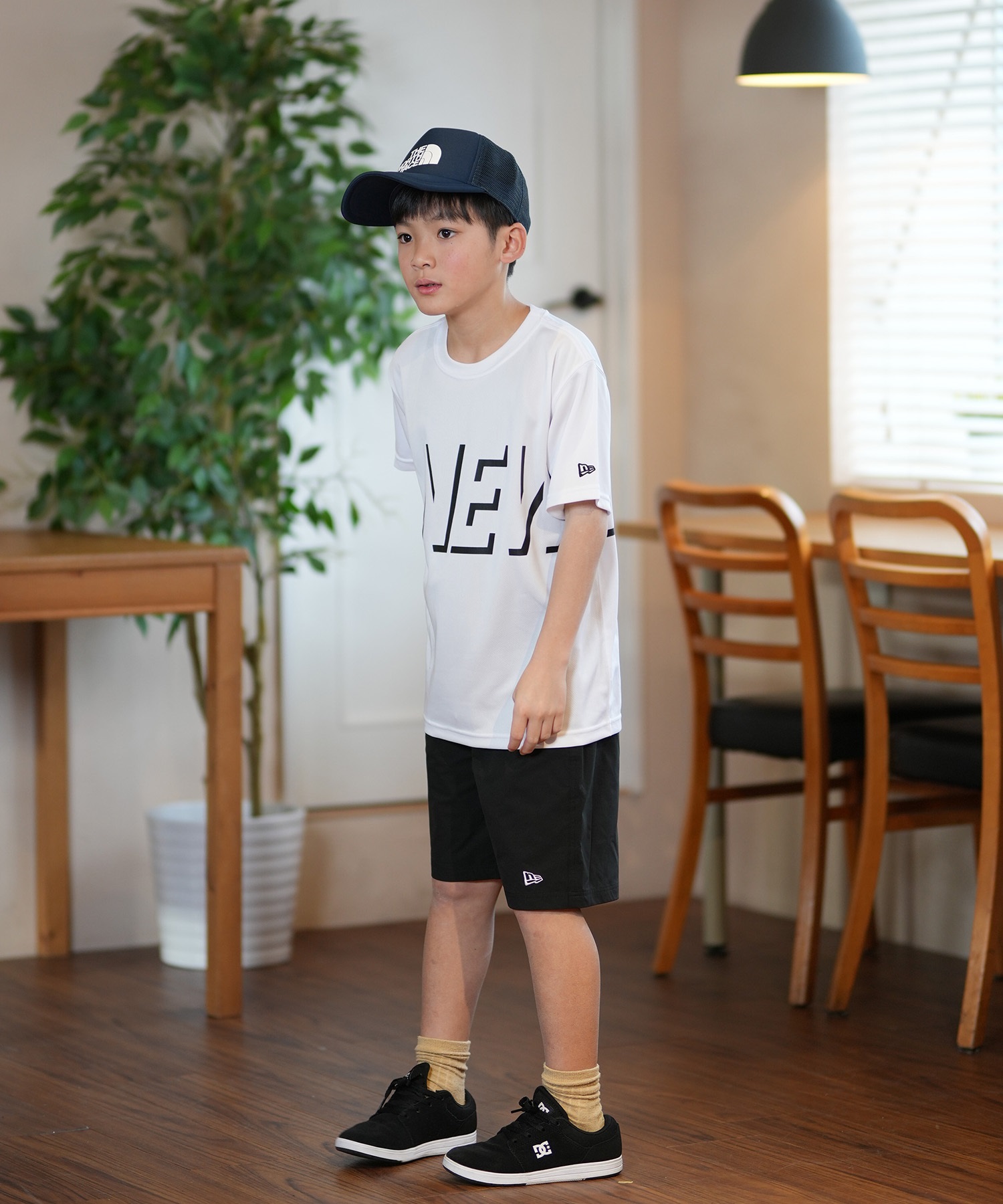 NEW ERA ニューエラ 半袖 Tシャツ キッズ ジュニア 子供 Youth テック