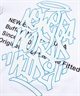 NEW ERA ニューエラ 半袖 Tシャツ キッズ バックプリント タギング Youth 半袖 コットン Tシャツ Graffiti 14414383(WHT-130cm)