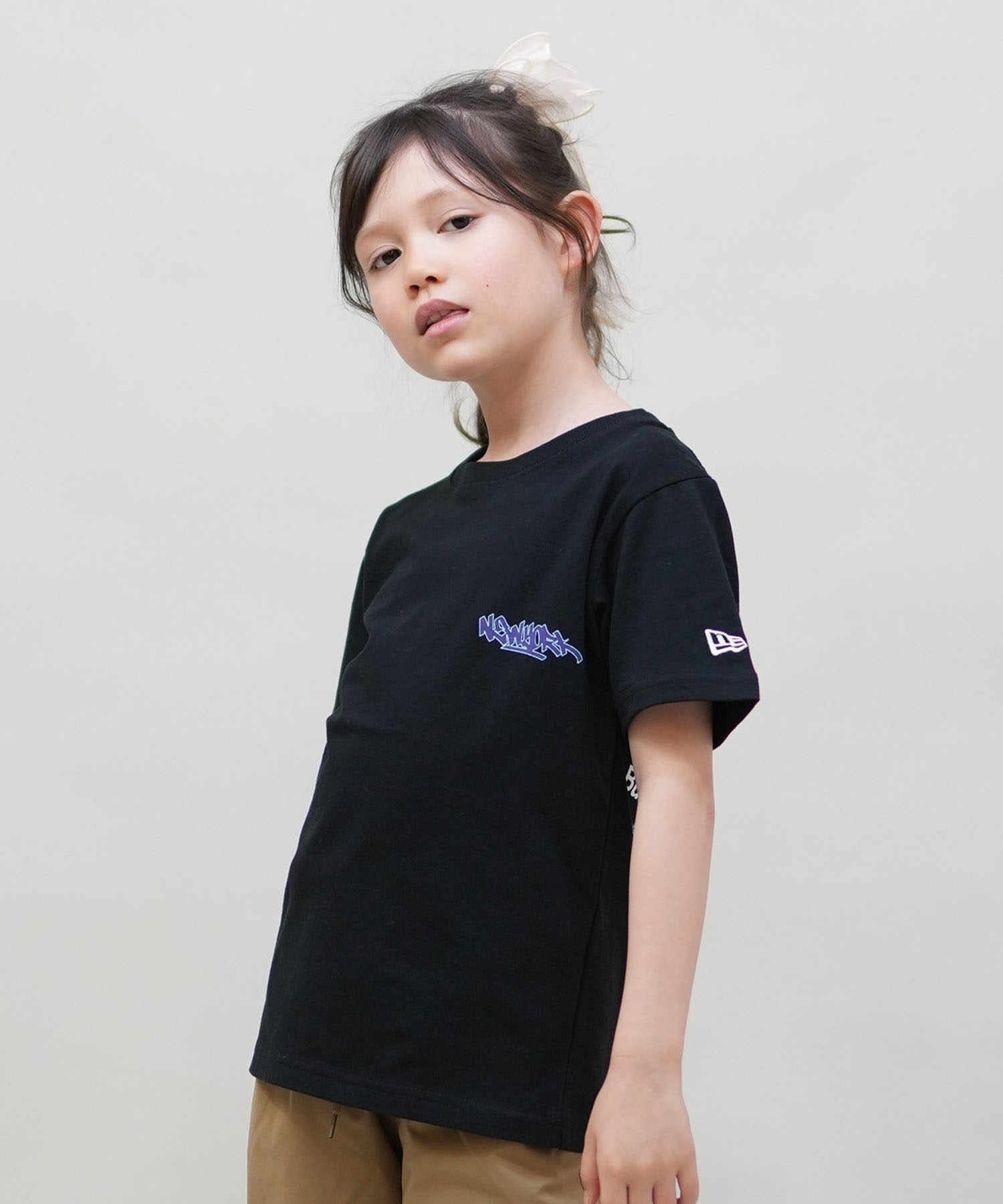 NEW ERA ニューエラ 半袖 Tシャツ キッズ バックプリント