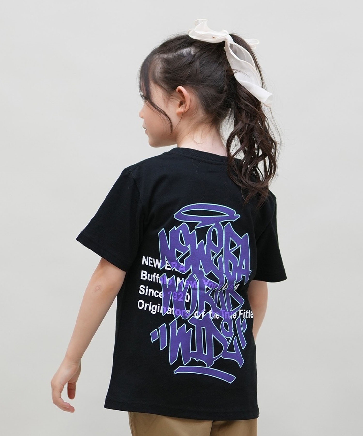 NEW ERA ニューエラ 半袖 Tシャツ キッズ バックプリント