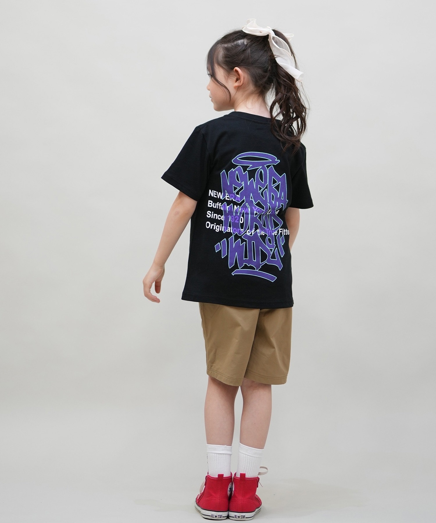 NEW ERA ニューエラ 半袖 Tシャツ キッズ バックプリント