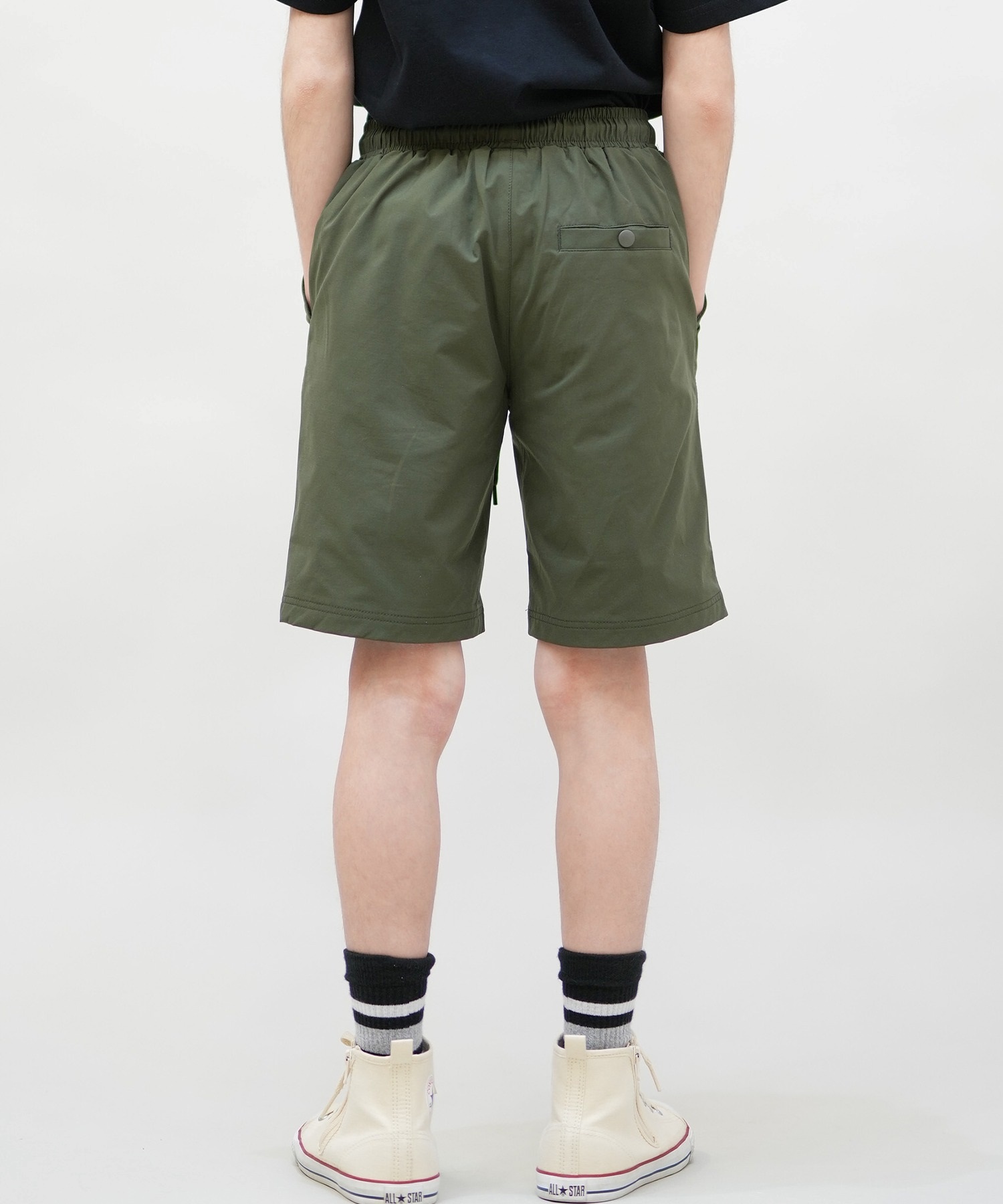 NEW ERA ニューエラ キッズ ショーツ 水陸両用 Youth ユーティリティー ショートパンツ オリーブ 14391921(OLV-130cm)