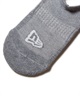 NEW ERA ニューエラ ソックス 靴下 ロゴ 無地 ショート丈 SOCKS ベリーショート 3足セット 14489700(GREY-25.0cm)