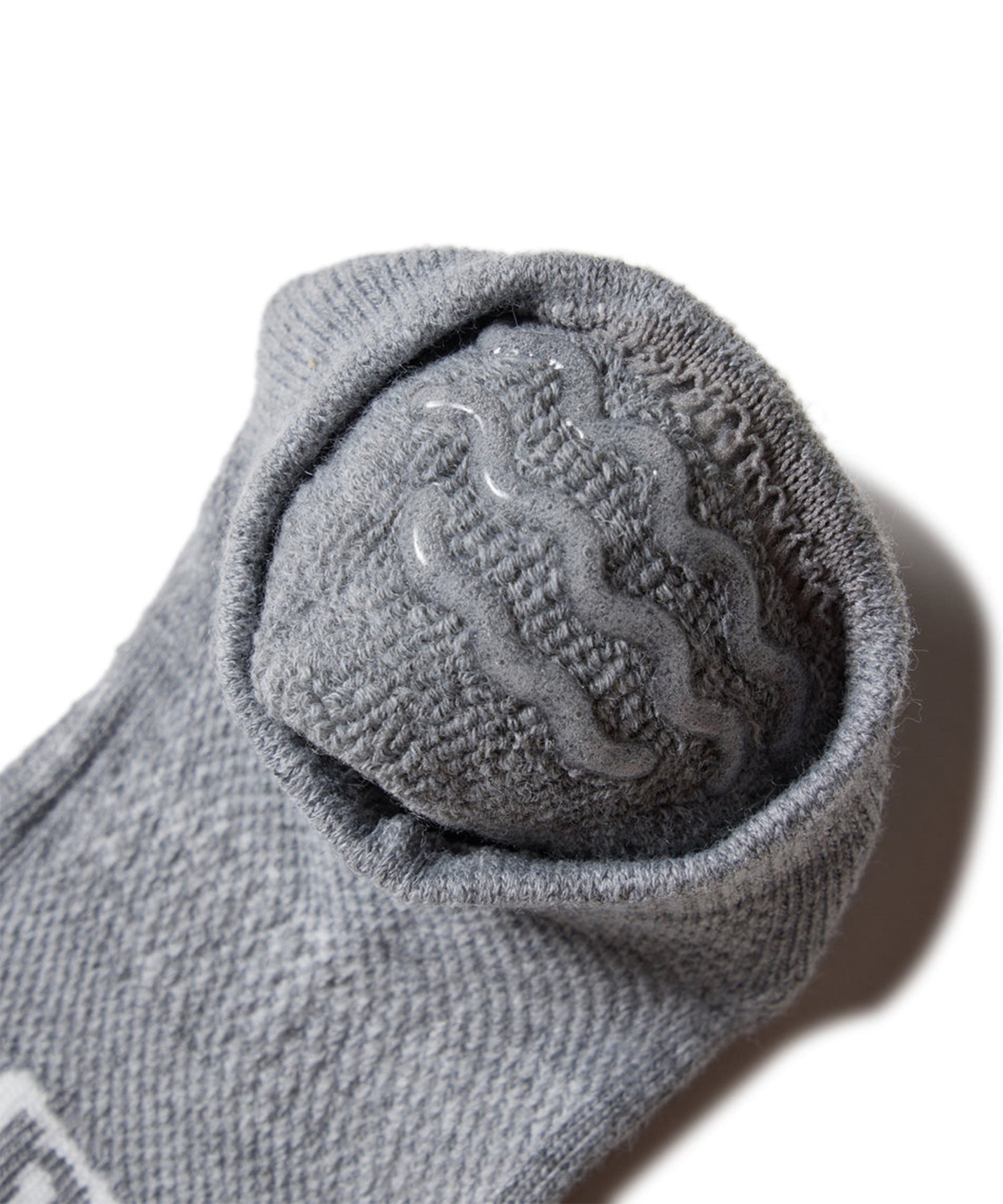 NEW ERA ニューエラ ソックス 靴下 ロゴ 無地 ショート丈 SOCKS ベリーショート 3足セット 14489700(GREY-25.0cm)