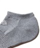 NEW ERA ニューエラ ソックス 靴下 ロゴ 無地 ショート丈 SHORT ショート 3足組 14489702(GREY-25.0cm)