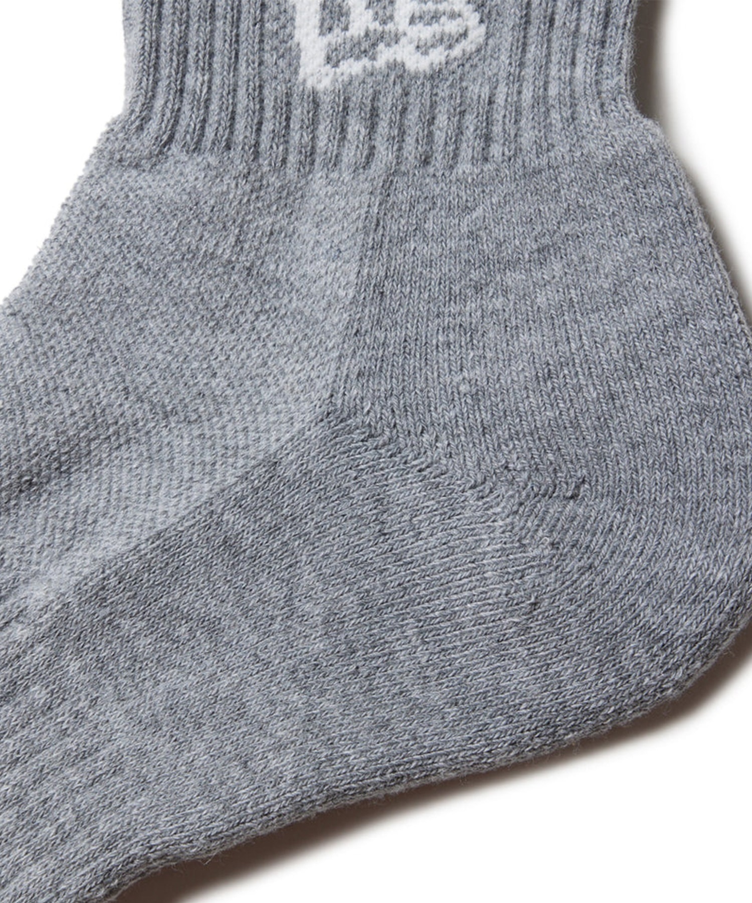 NEW ERA ニューエラ ソックス 靴下 ロゴ 無地 アンクル丈 SOCKS ANKLE 3P アンクル 3足組 14489710(GREY-25.0cm)