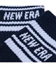 NEW ERA ニューエラ 靴下 ソックス クルー 3ペア ライン ブラック ホワイト ネイビー 14518181(MULTI-21cm)