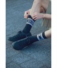 NEW ERA ニューエラ 靴下 ソックス クルー 3ペア ライン ブラック ホワイト ネイビー 14518181(MULTI-21cm)