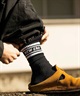NEW ERA ニューエラ ソックス 靴下 ロゴ クルー丈 SOCKS CREW 3足セット ライン 14518182(BLK-25.0cm)