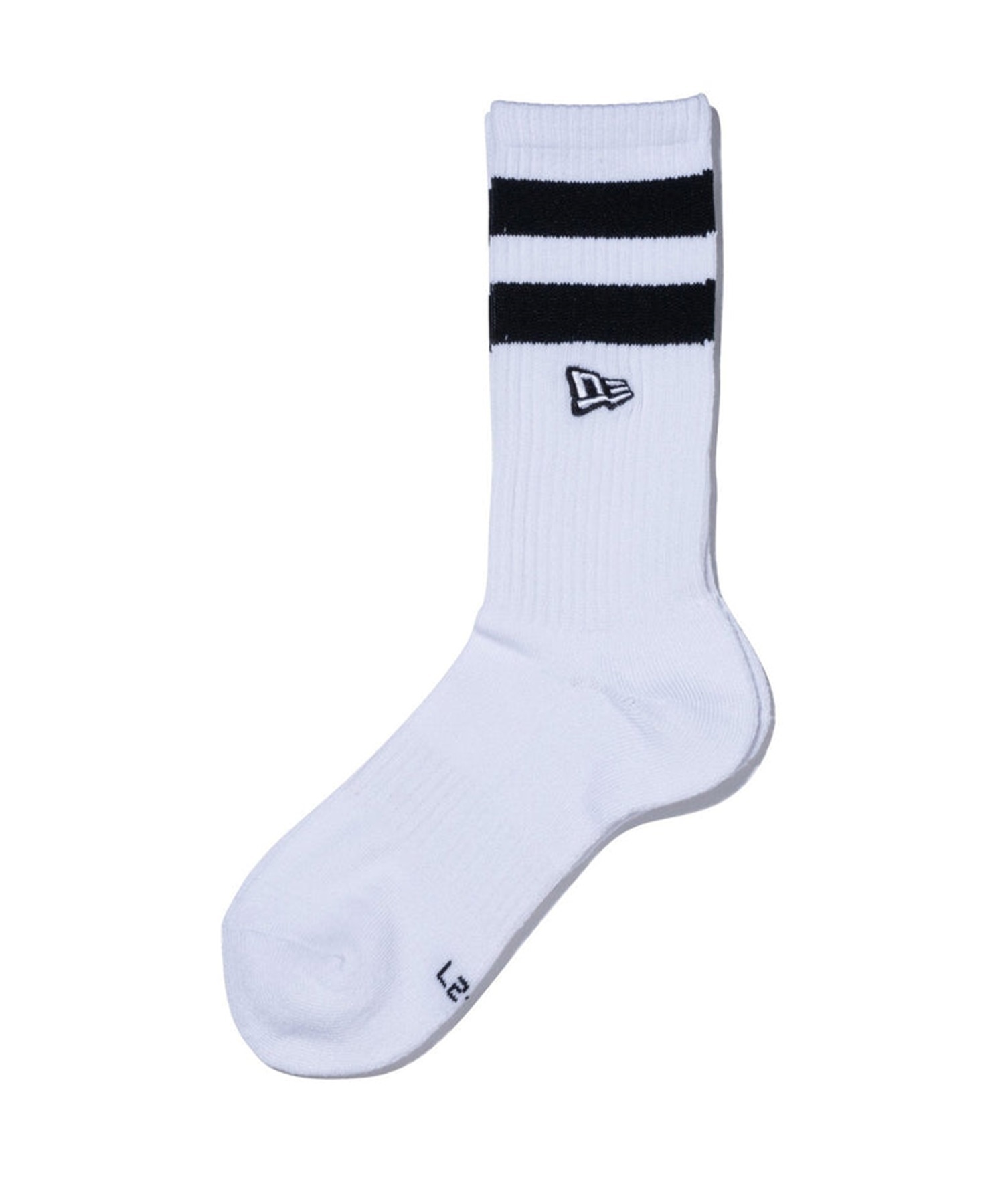 NEW ERA ニューエラ 靴下 ソックス SOCKS CREW 2足セット ライン フラッグロゴ エンブロイダリー 14518185(MULTI-23cm)