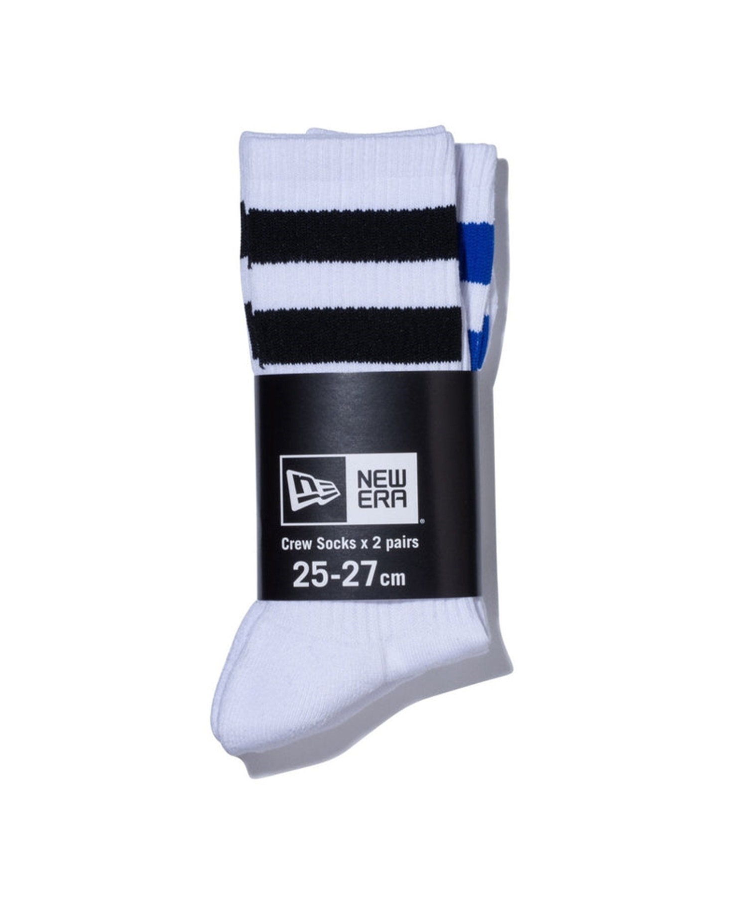 NEW ERA ニューエラ 靴下 ソックス SOCKS CREW 2足セット ライン フラッグロゴ エンブロイダリー 14518185(MULTI-23cm)
