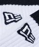 NEW ERA ニューエラ 靴下 ソックス SOCKS CREW 2足セット ライン フラッグロゴ エンブロイダリー 14518185(MULTI-23cm)