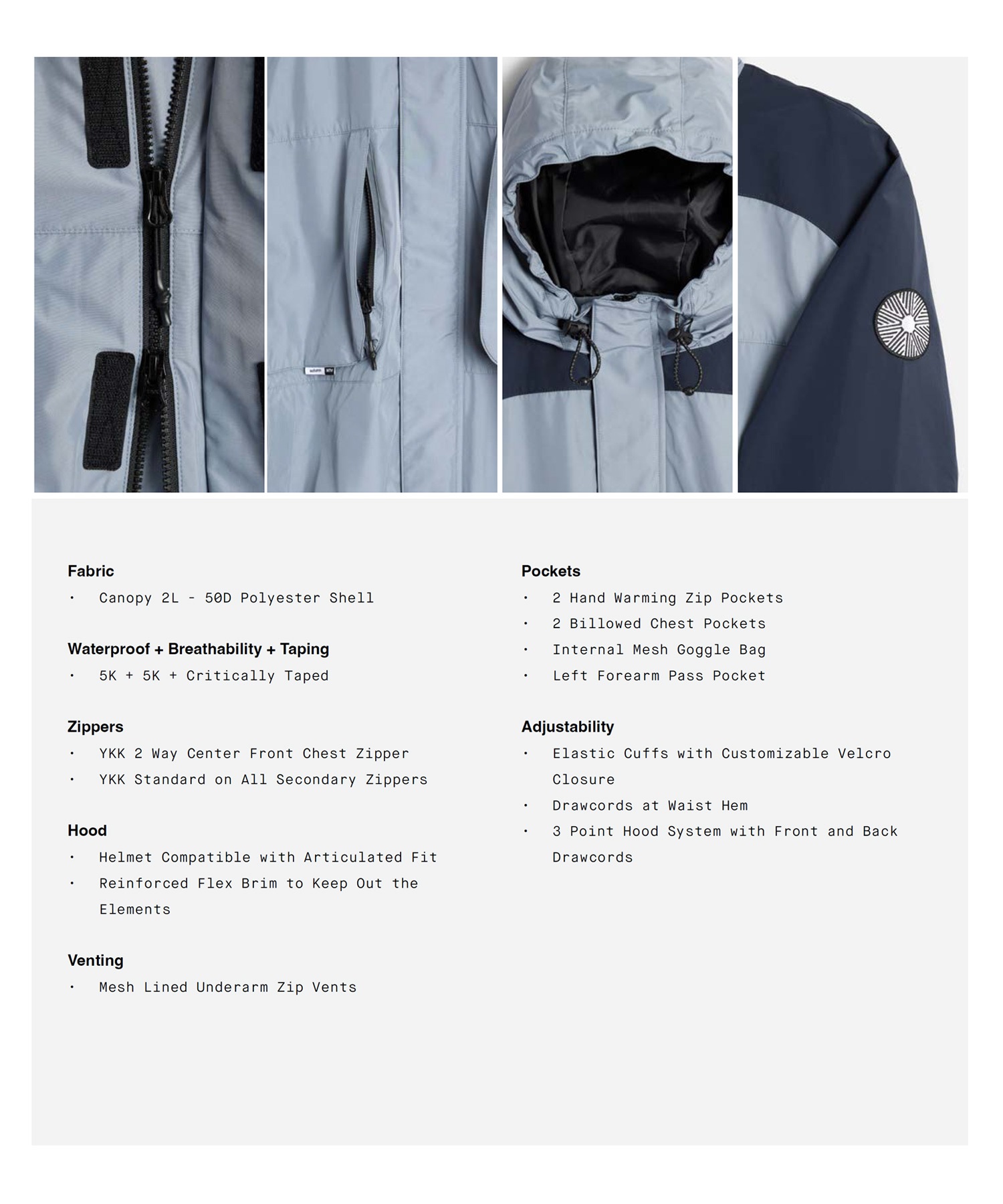【早期購入/店頭受取対象外】AUTUMN オータム スノーボード ウェア ジャケット ユニセックス FIELD JACKET ムラサキスポーツ 25-26モデル MM D25(BONE-S)