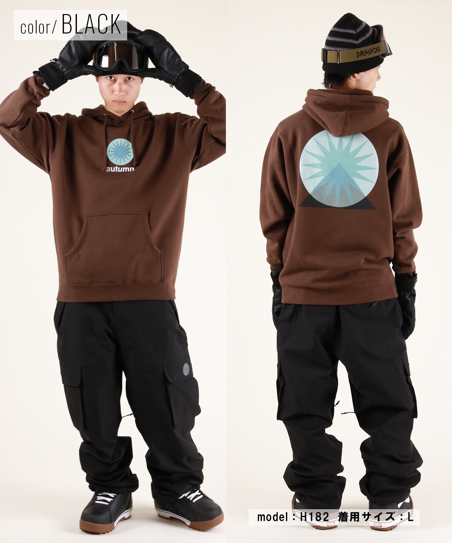 WILDROSES レディーススノーボードパンツ　ブラック　M 早期購入/店頭受取対象外】AUTUMN オータム スノーボード ウェア