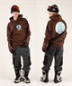 【早期購入/店頭受取対象外】AUTUMN オータム スノーボード ウェア インナーウェア ユニセックス EARLYBIRD HOODIE ムラサキスポーツ 25-26モデル MM D25(BROWN-S)