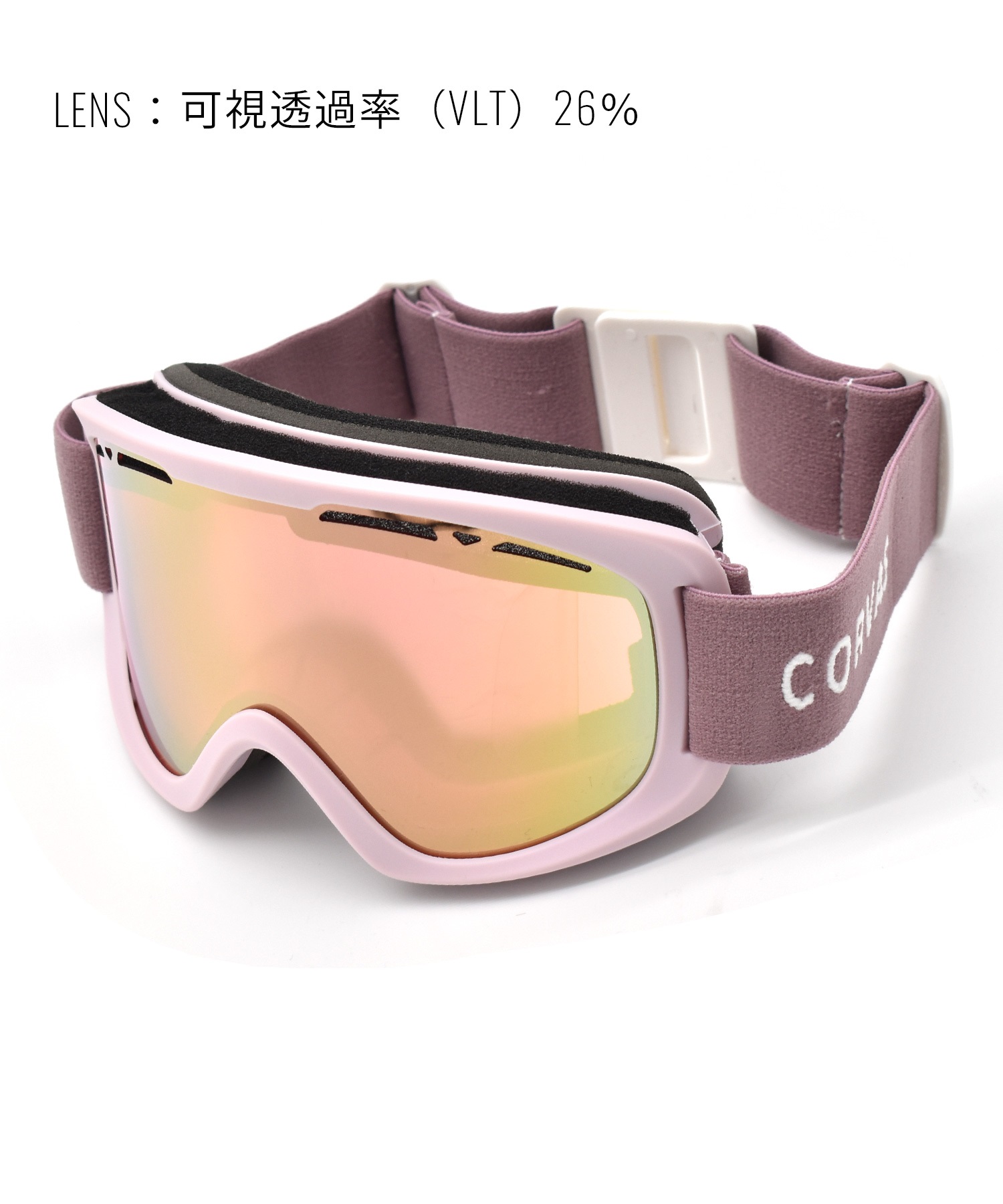 CORVAS カーバス PULSE スノーボード ゴーグル ユニセックス ムラサキ