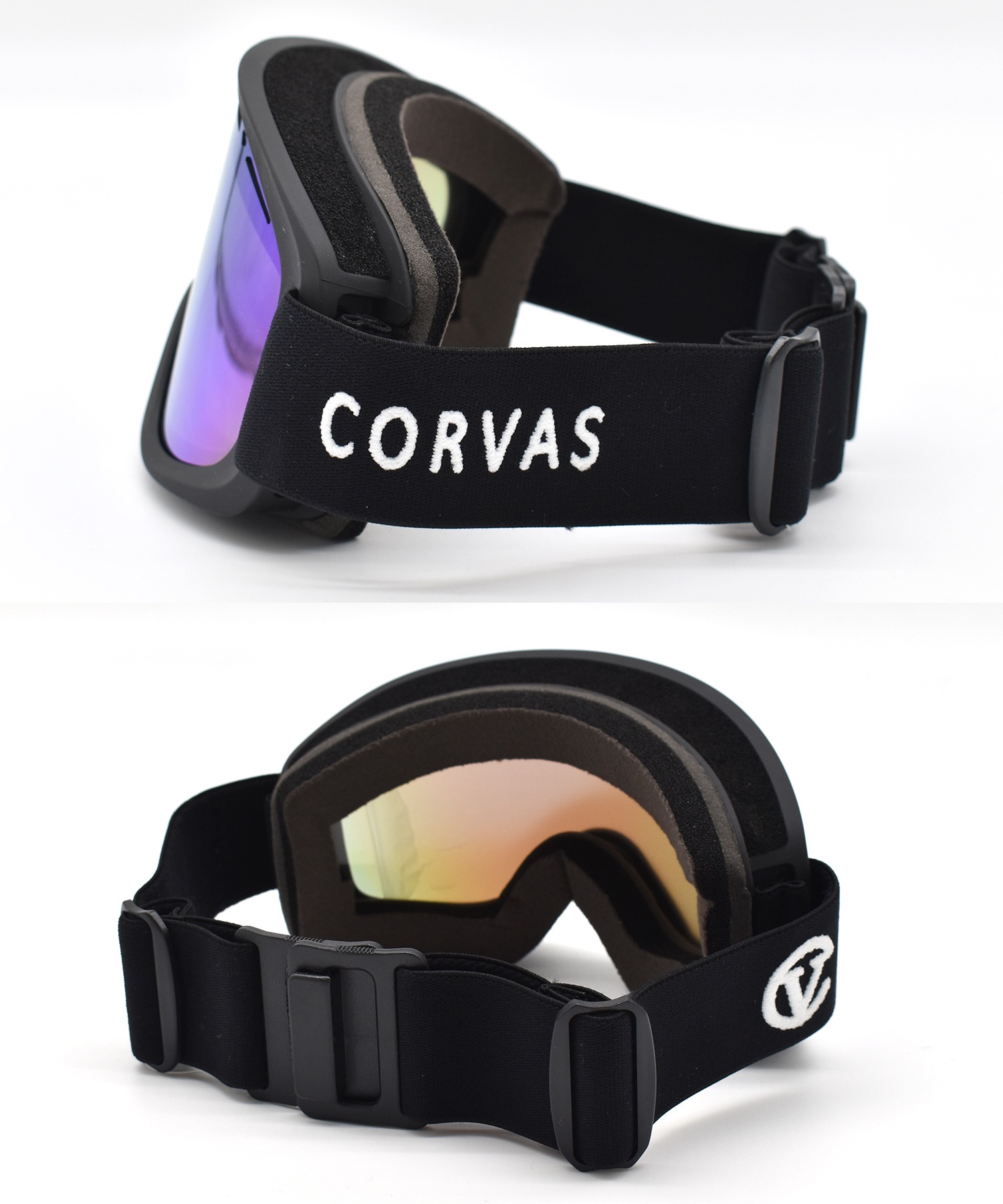 スノボウェアnima corvas スノボゴーグル CORVAS カーバス PULSE スノーボード ゴーグル ユニセックス ムラサキ