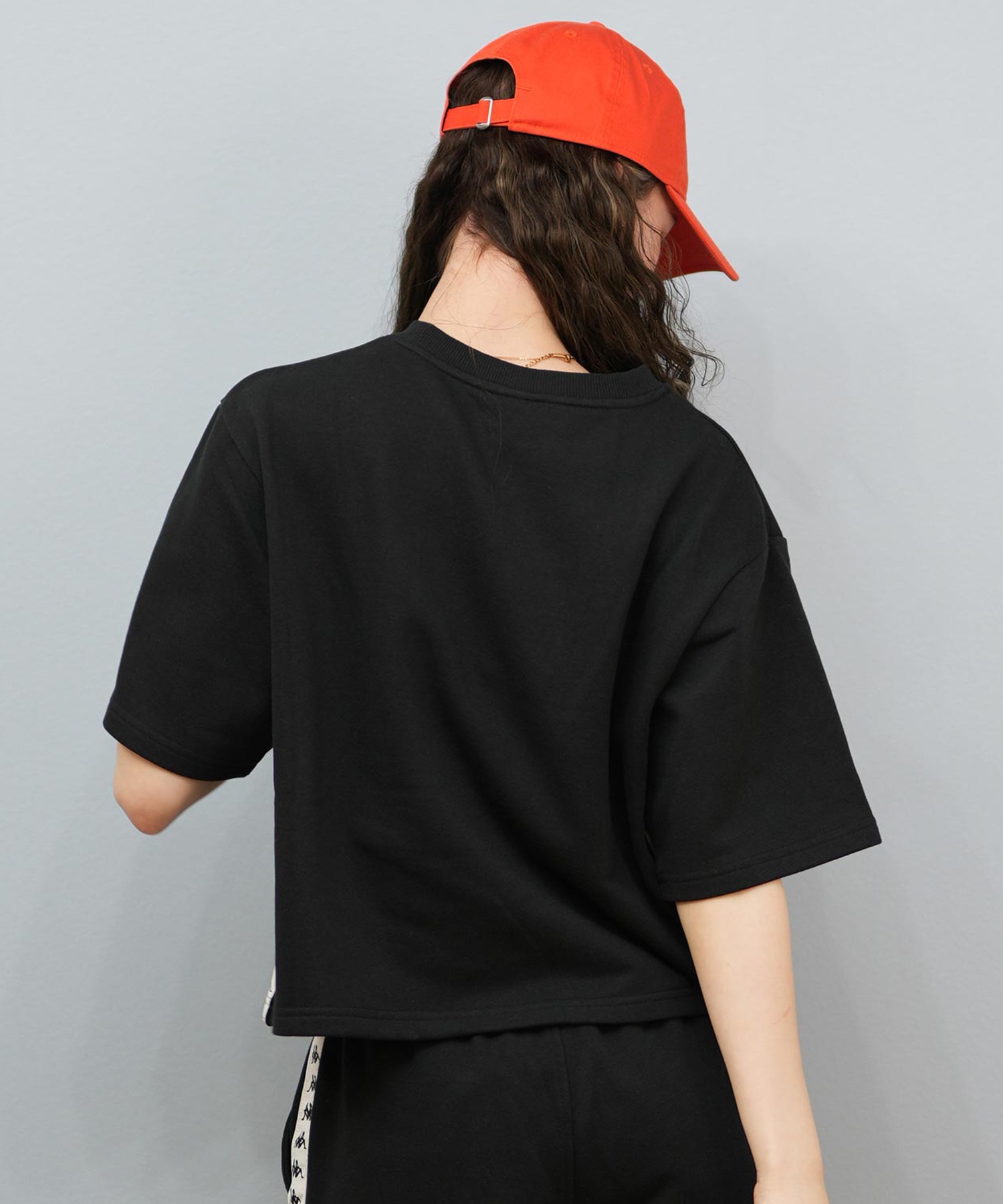 Kappa カッパ 半袖 Tシャツ レディース トレーナー スウェット セットアップ 215935 Kappa カッパ 半袖 Tシャツ レディース トレーナー スウェット