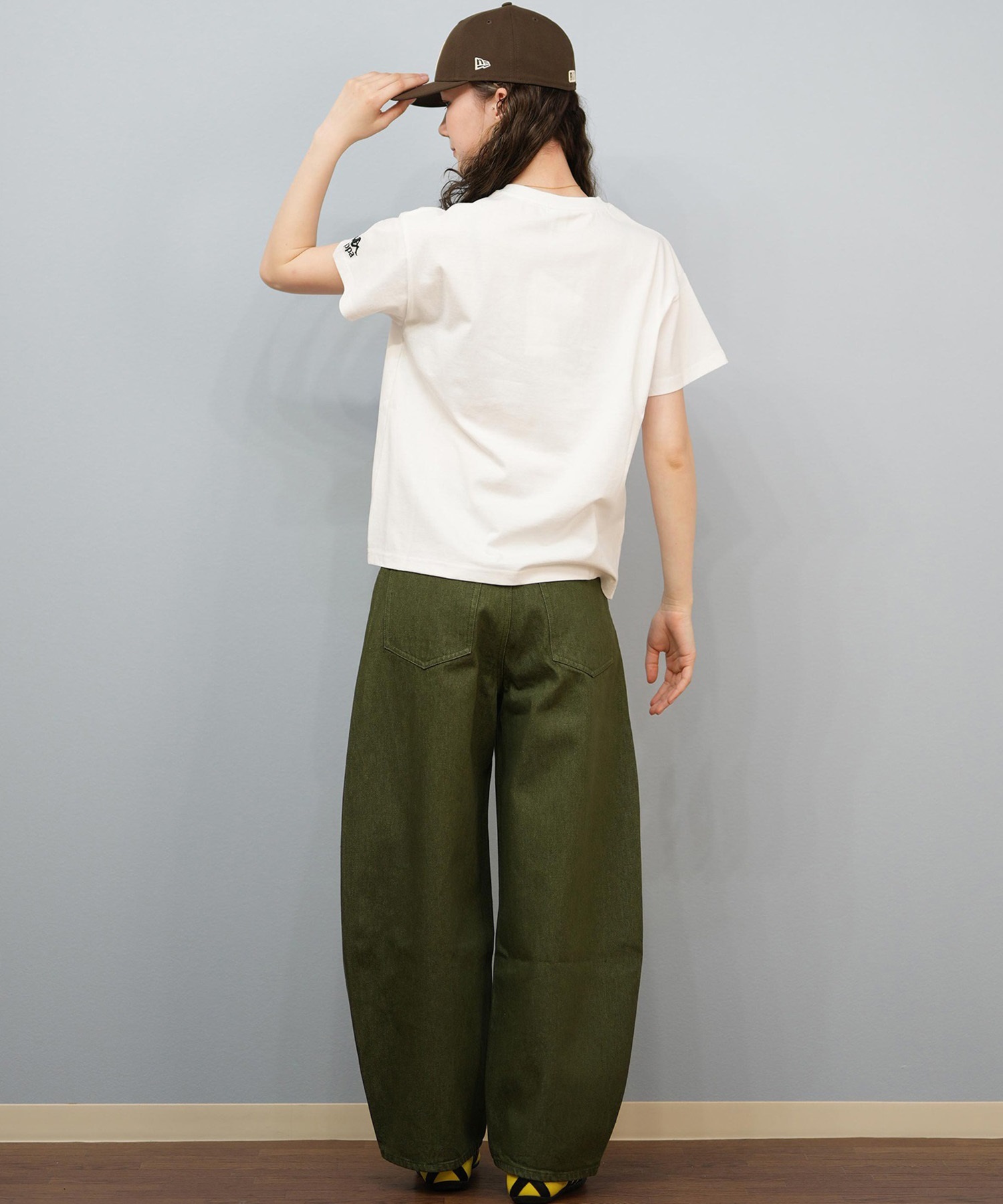 Kappa カッパ 半袖 Tシャツ レディース ロゴ サガラ刺繍 シンプル