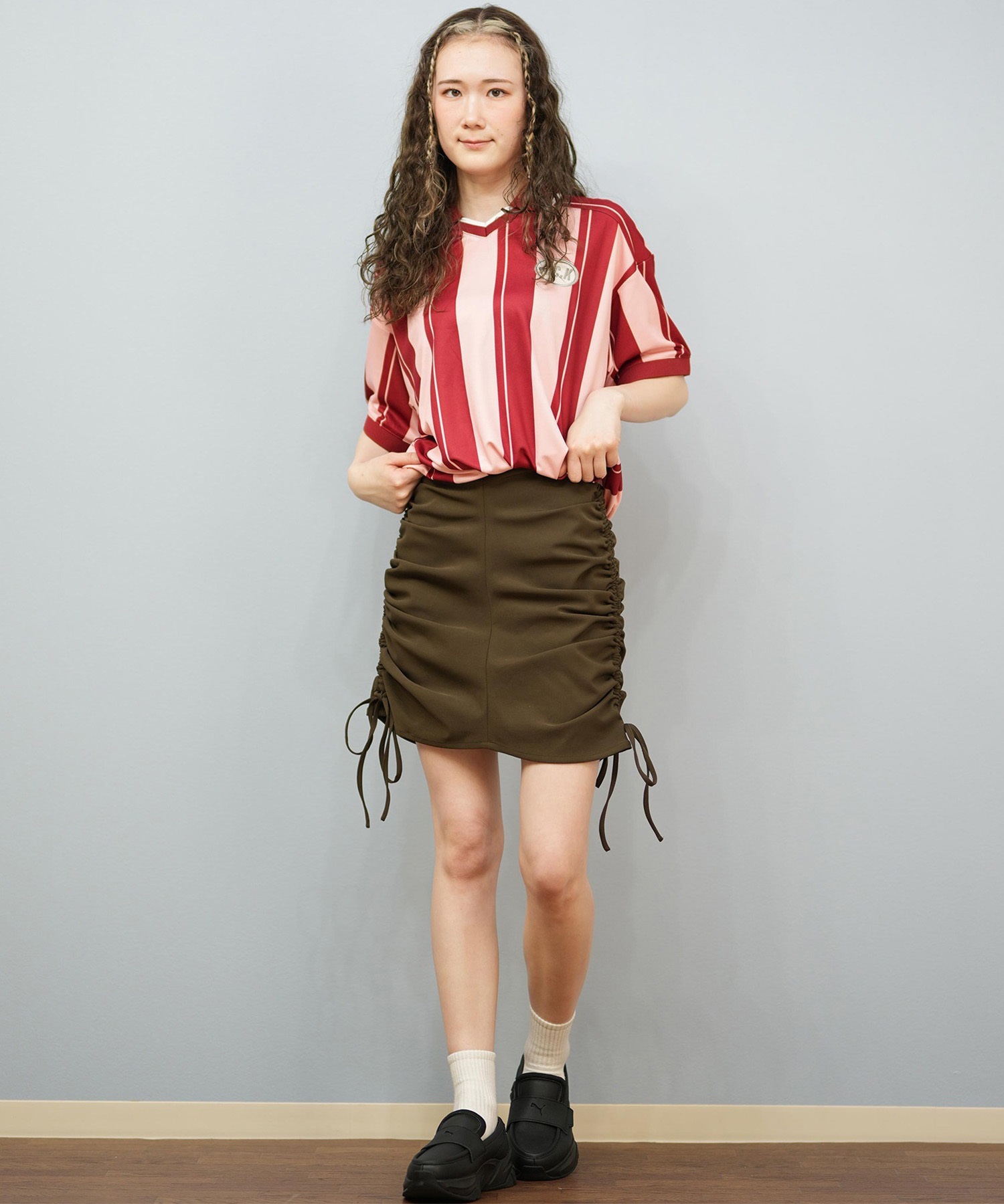 Kappa カッパ 半袖 シャツ レディース ポロシャツ ゲームシャツ ロゴ