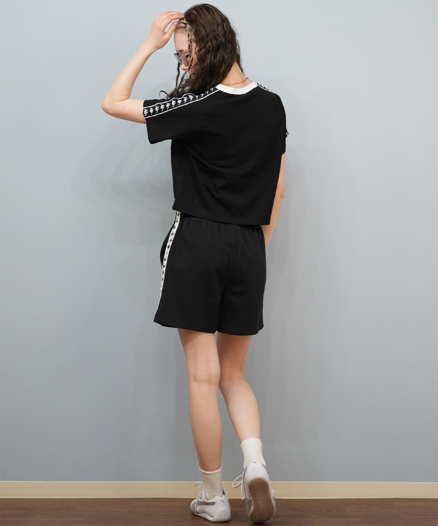 Kappa カッパ ハーフパンツ ショートパンツ レディース テープ
