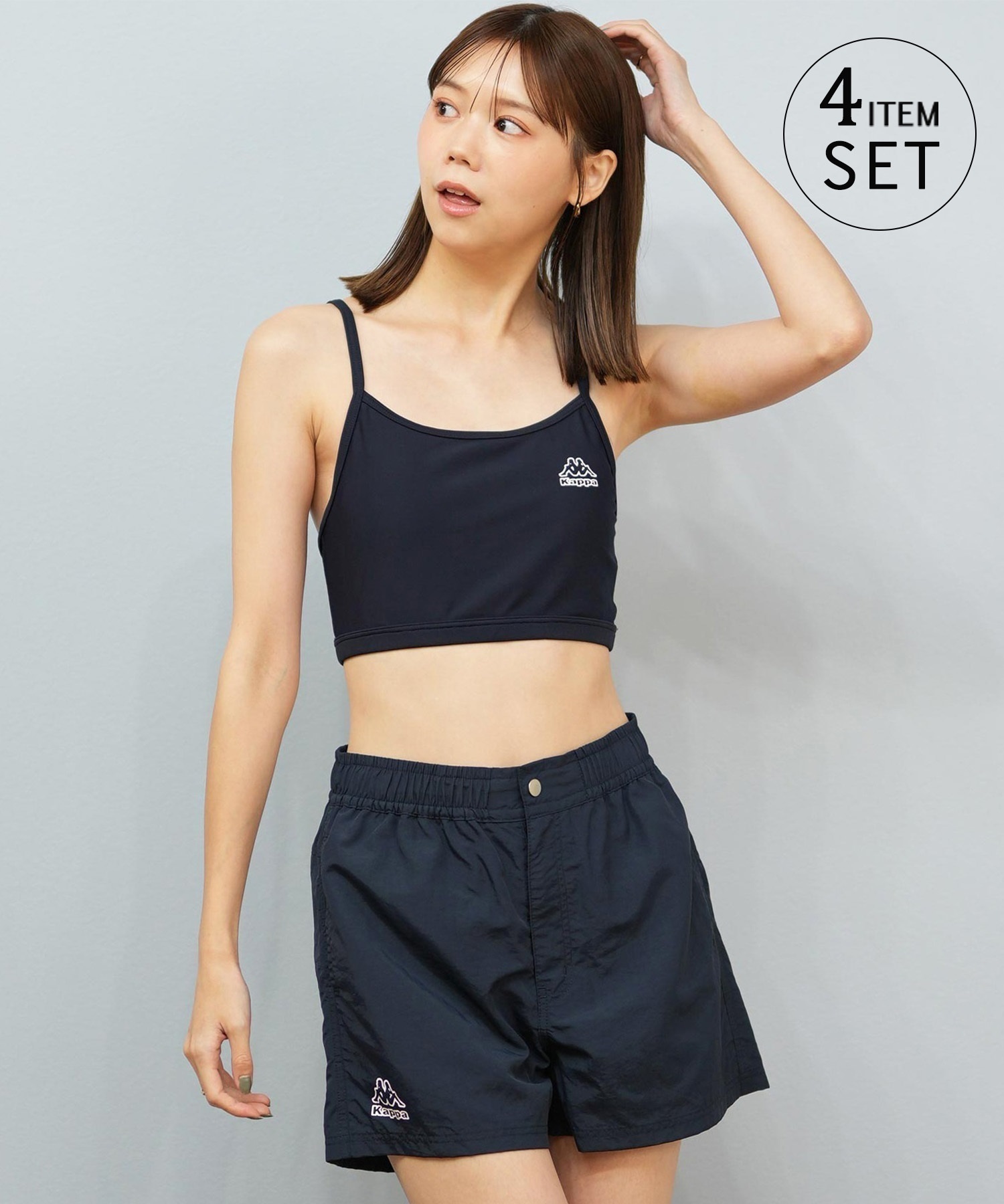 karen.k 専用 水着セット 水着 レディース 3点セット タンクトップ ショーツ ショート