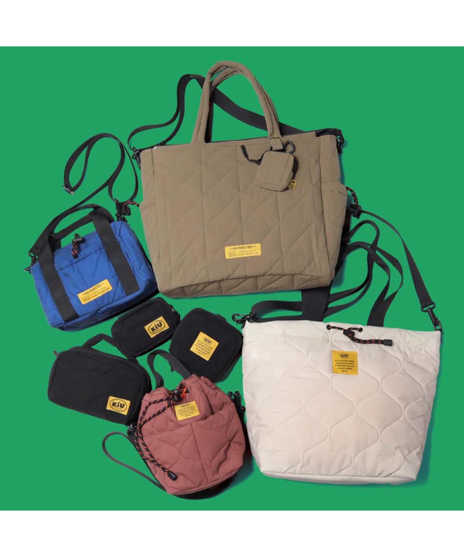 KiU キウ ショルダーバッグ パデッドポケッタフルミニバッグ K384-986