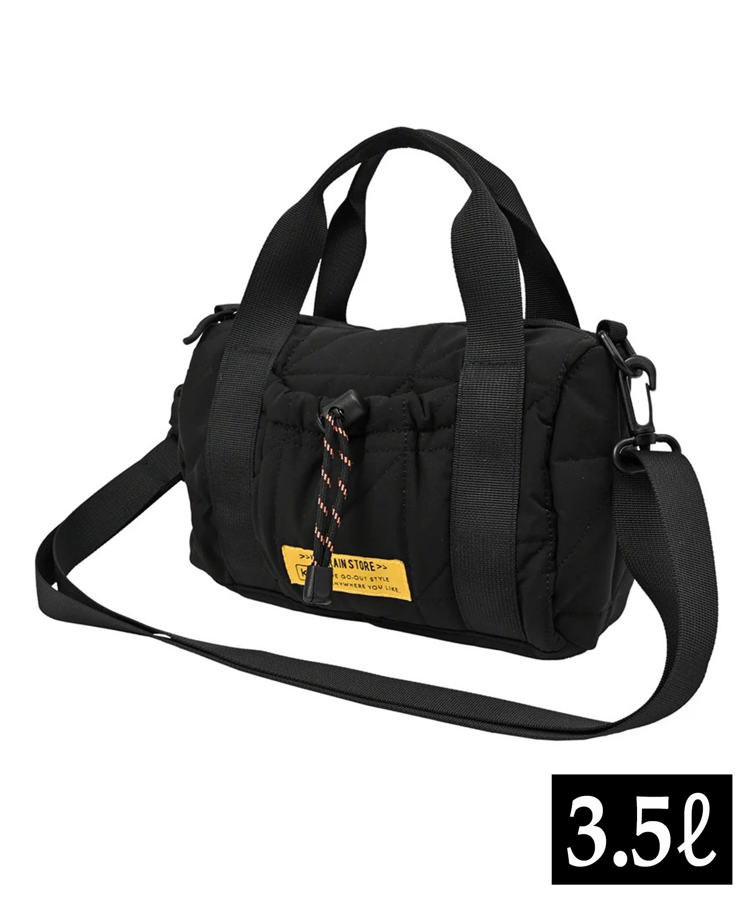 KiU キウ ショルダーバッグ スクエアパデッドミニボストンバッグ